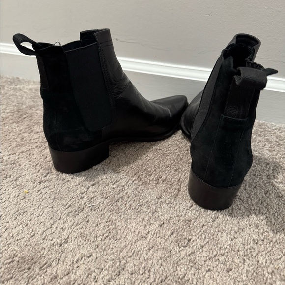 Scarpedarte Black Leather Ankle Boots - Picture 3 of 4